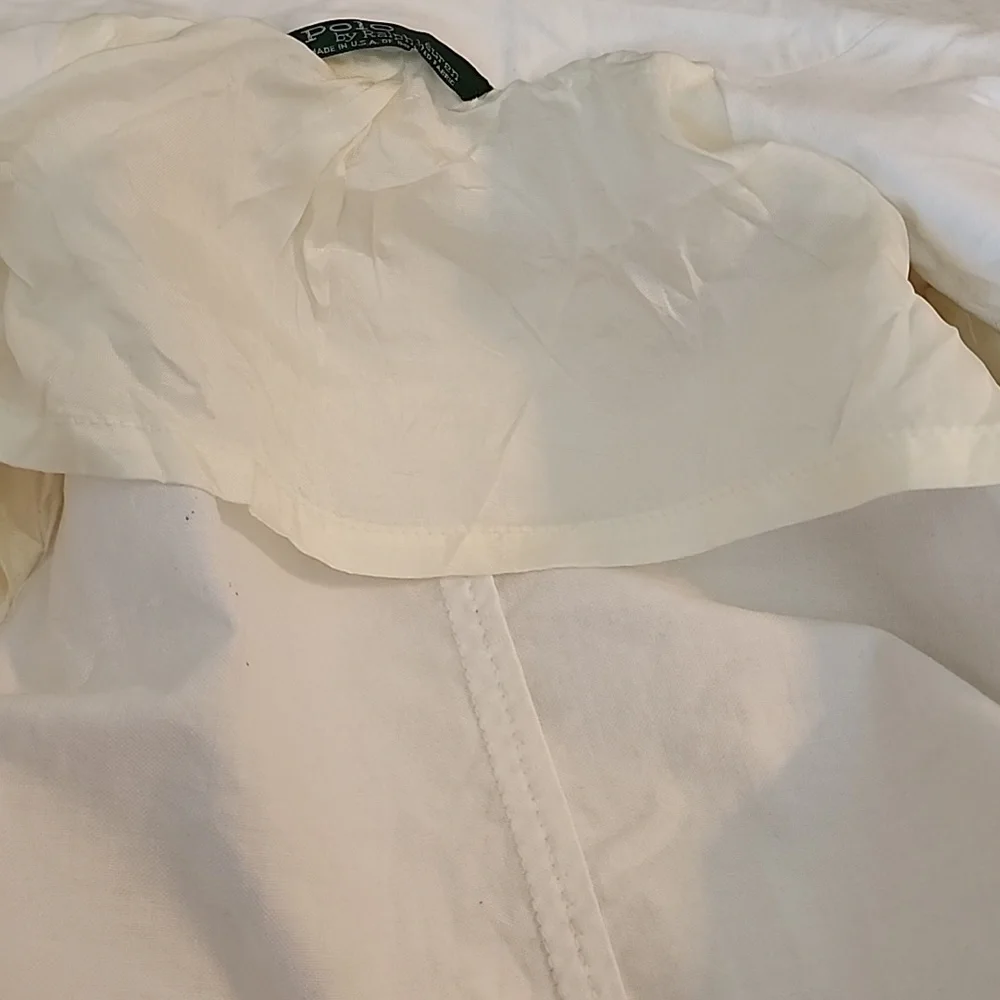 Ralph Lauren Boys White Blazer with Front Logo